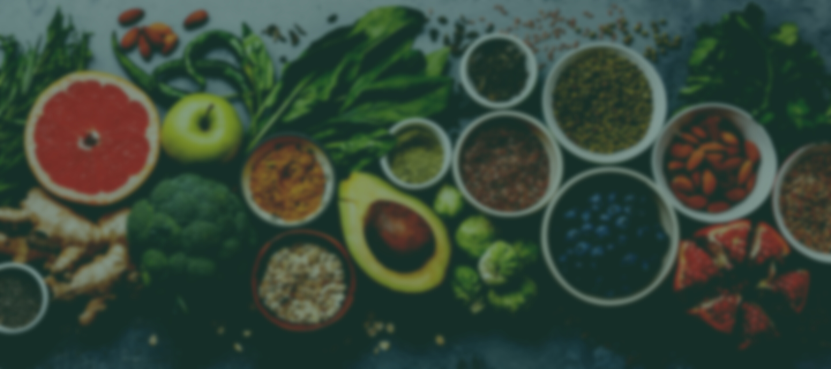 Healthy Food Clean Eating Selection: Fruit, Vegetable, Seeds, Su